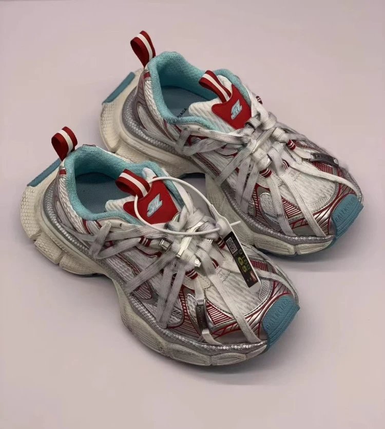 Off-White x Asics Gel-Burz 2 Black Chunky Sneakers - 47