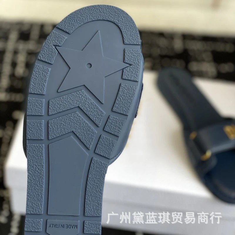 Dior OR Slide Sandals Black - 5