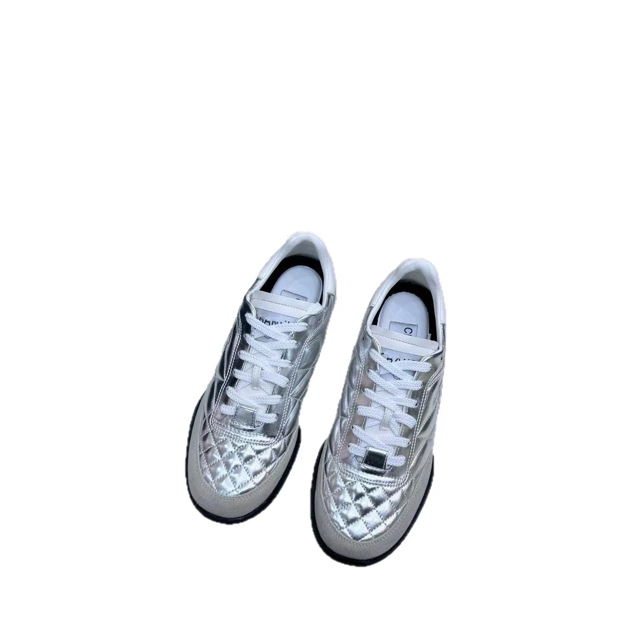 Chanel Sneakers Quilted low-top lace-up image 5