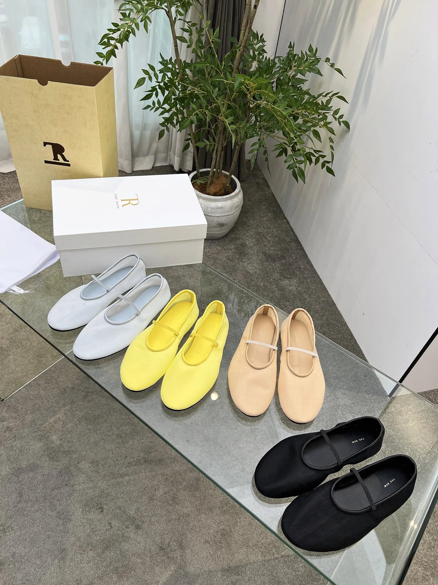 The Row Mary Jane Flat Black Shoes - 3