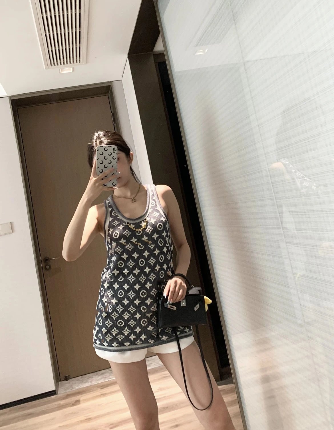 Louis Vuitton Monogram Knit T-Shirt Navy - 14