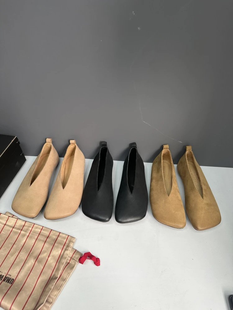 Maison Margiela Tabi Loafers Black Leather Shoes - 11