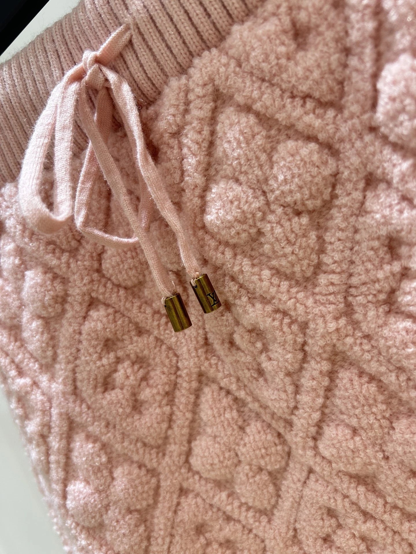 Saint Tears Diamond Knit Mini Skirt Pink - 11