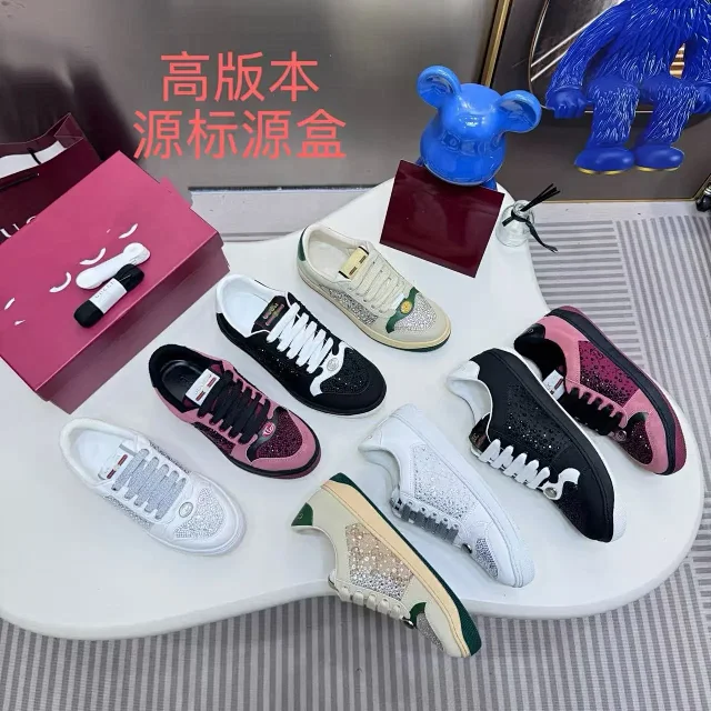 Gucci Sneakers Rhinestone GG Monogram Low-Top product detail image 5
