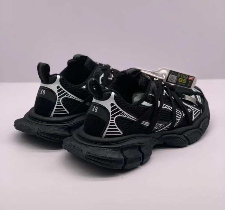 Off-White x Asics Gel-Burz 2 Black Chunky Sneakers - 21