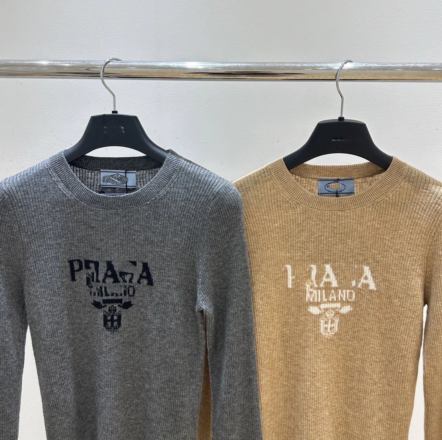 Prada Milano Logo Knit Sweater Black - 15
