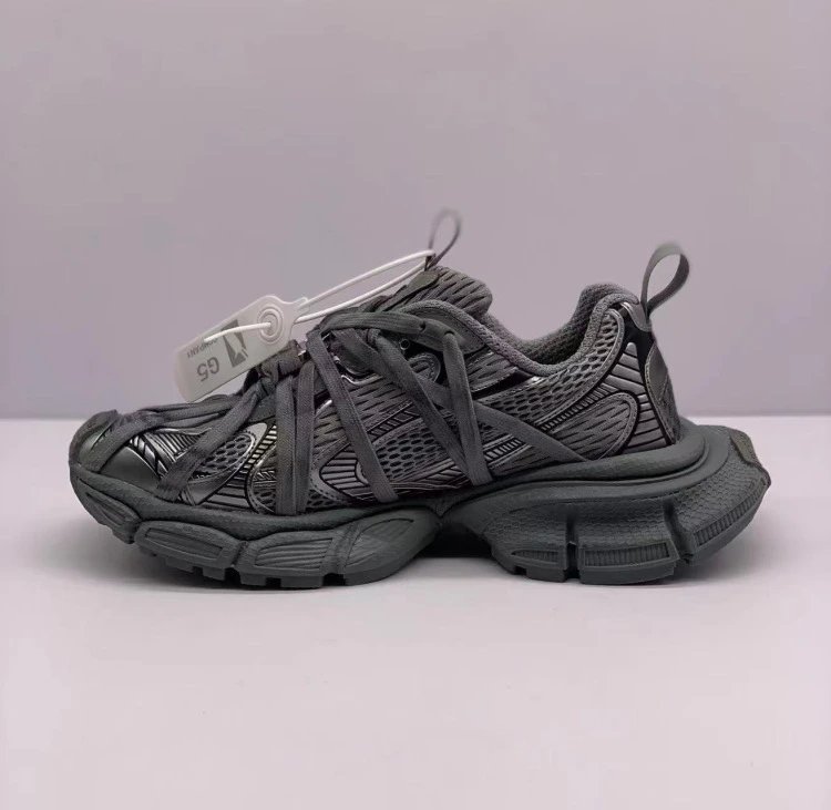 Off-White x Asics Gel-Burz 2 Black Chunky Sneakers - 30