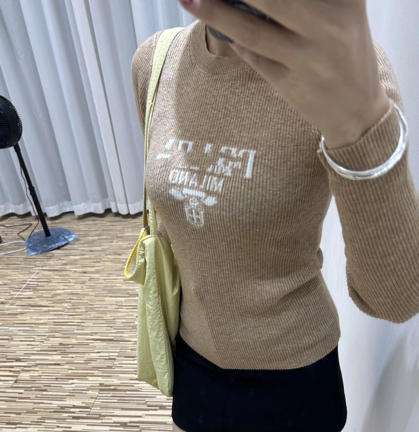 Prada Milano Logo Knit Sweater Black - 20