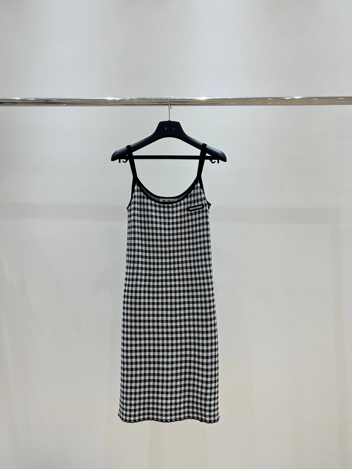 GRA Gingham Red-White Checkered Slip Dress - 6