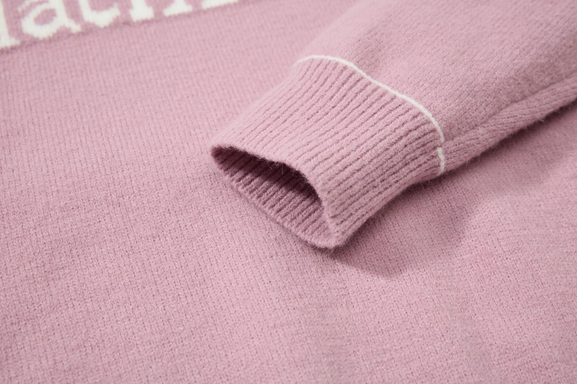 Matin Kim Logo Knit Sweater Off-White - 17