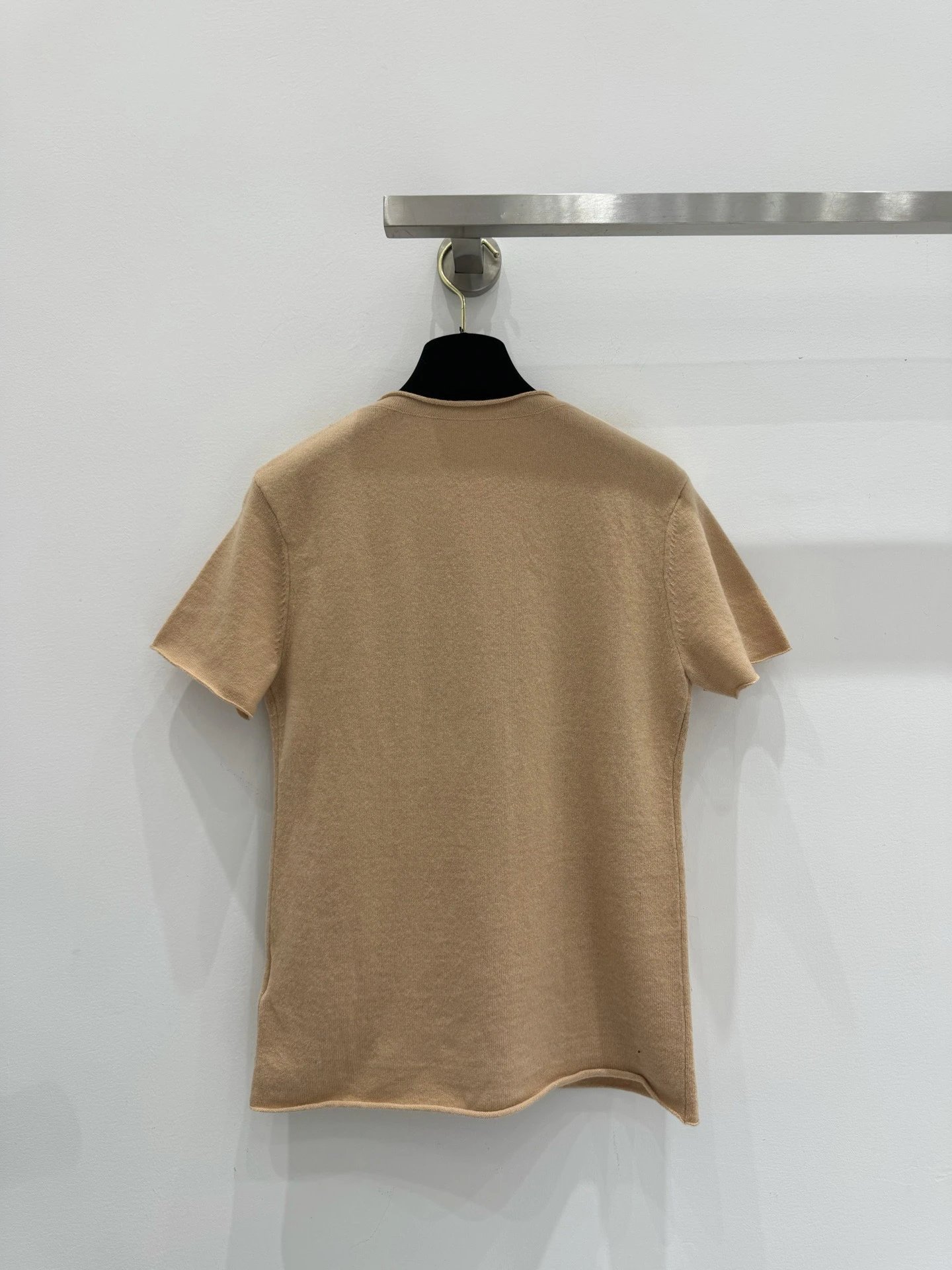 Louis Vuitton Script Knit T-Shirt Beige - 2