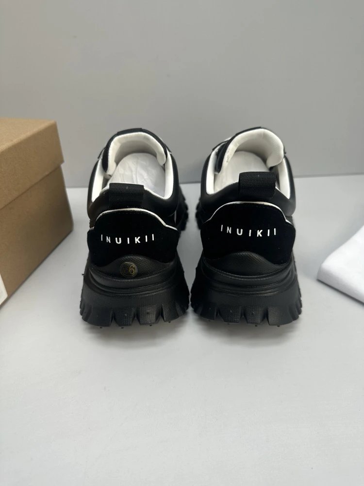Uiki Chunky Sneakers Black and White Sneakers - 14