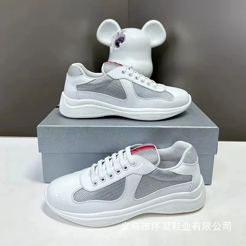 Prada Linea Rossa Cloud Sneakers Light Blue Mesh White Sole Sneakers - 15