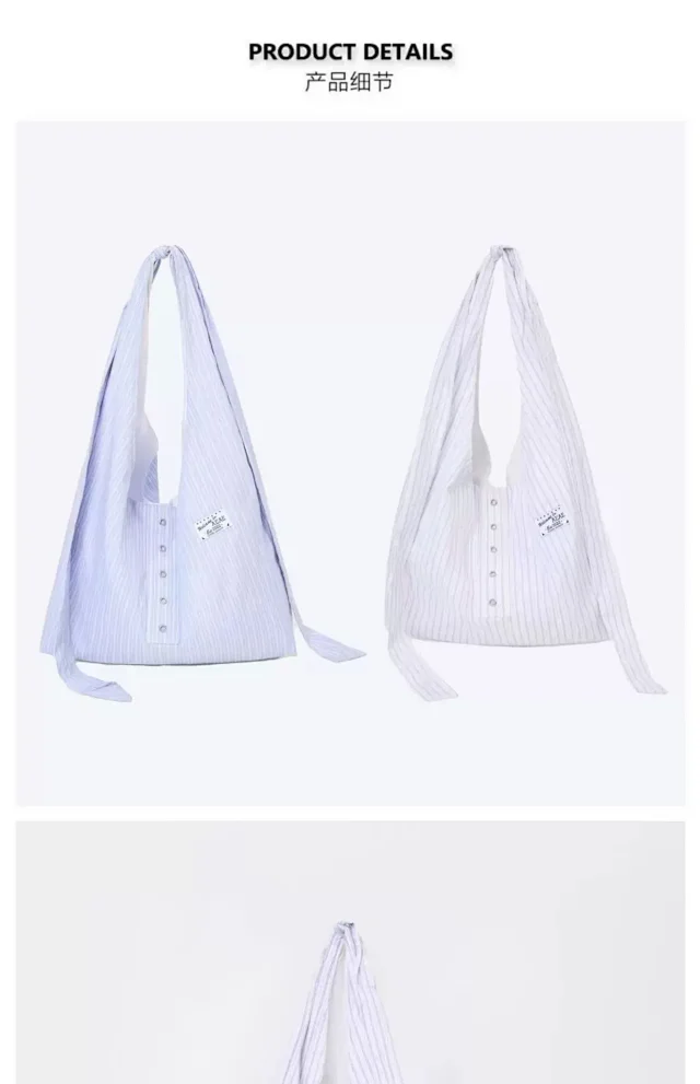 aeae Shoulder Bags Striped Bow Bag product detail image 3