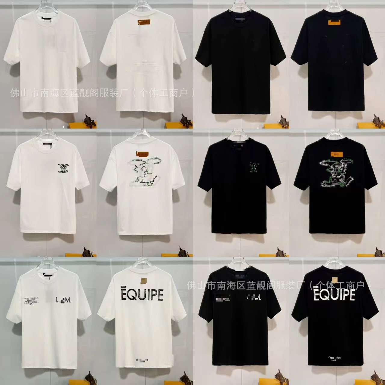 Louis Vuitton Graffiti LV Logo Black T-Shirt - 4