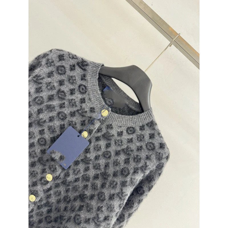 Louis Vuitton Monogram Knit Cardigan Beige - 6