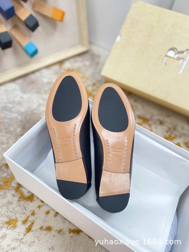 Rochas Loafers Navy Blue Leather Loafers - 10