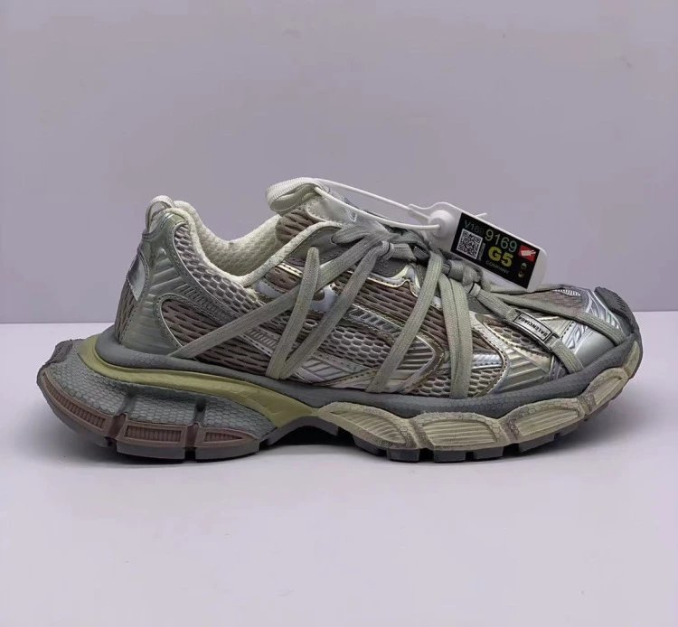 Off-White x Asics Gel-Burz 2 Black Chunky Sneakers - 6