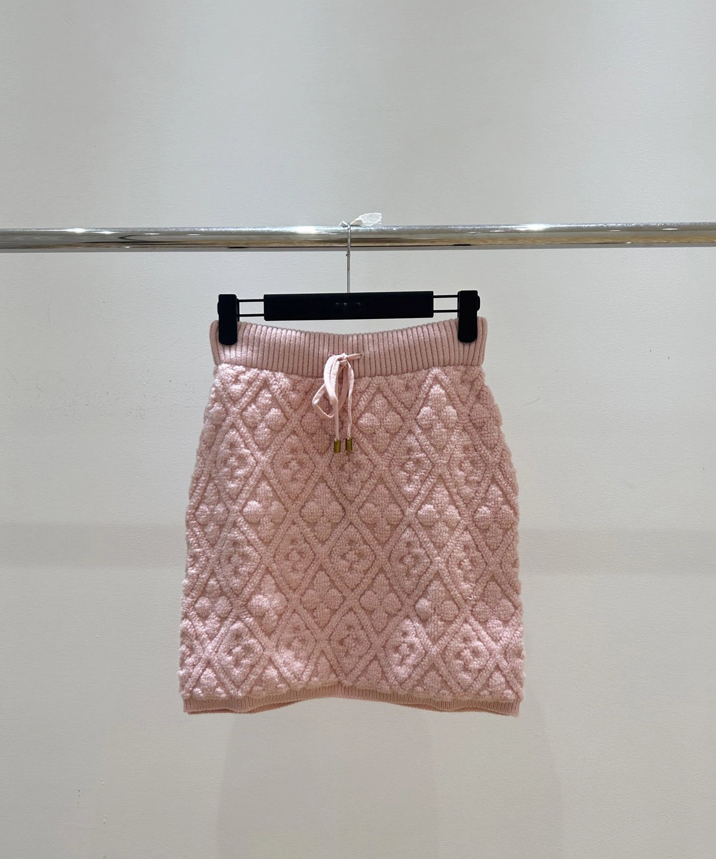 Saint Tears Diamond Knit Mini Skirt Pink - 6