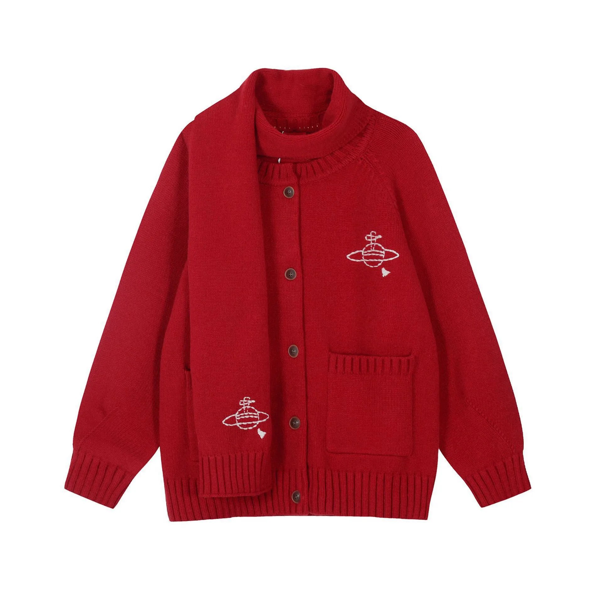 Vivienne Westwood Orb Embroidered Knit Cardigan Collection - 17