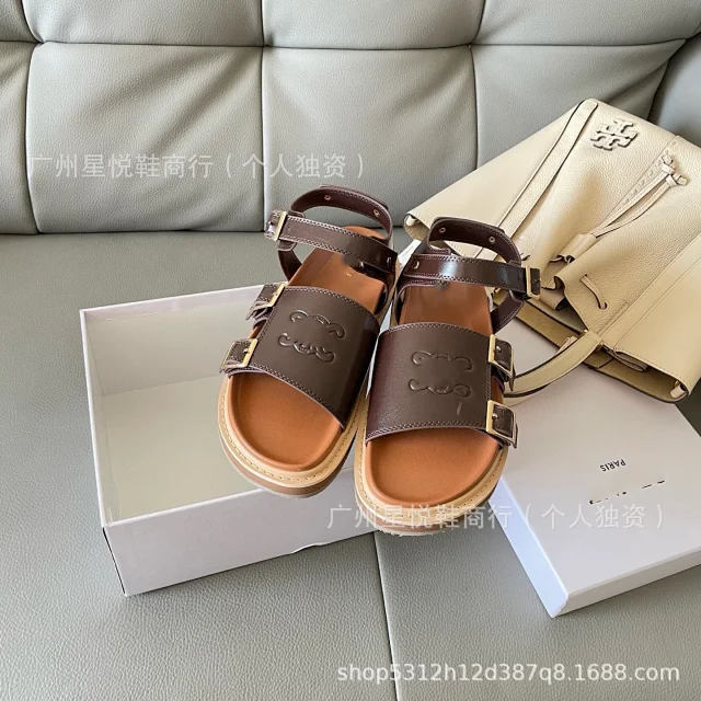 Tory Burch Sandals Double-T Logo Buckle product detail image 5