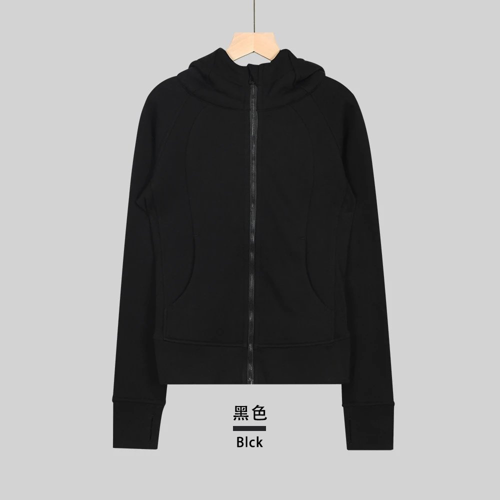 Slim fit hoodie in black