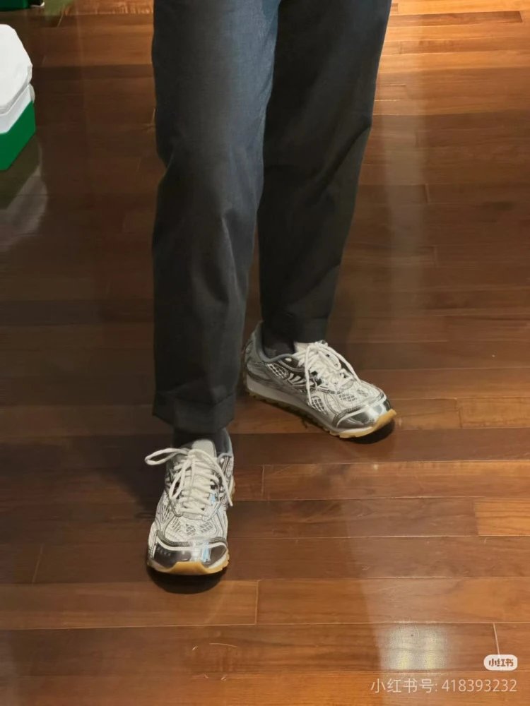Asics Gel-Lyte III Silver Mesh Yellow Sole Sneakers - 14