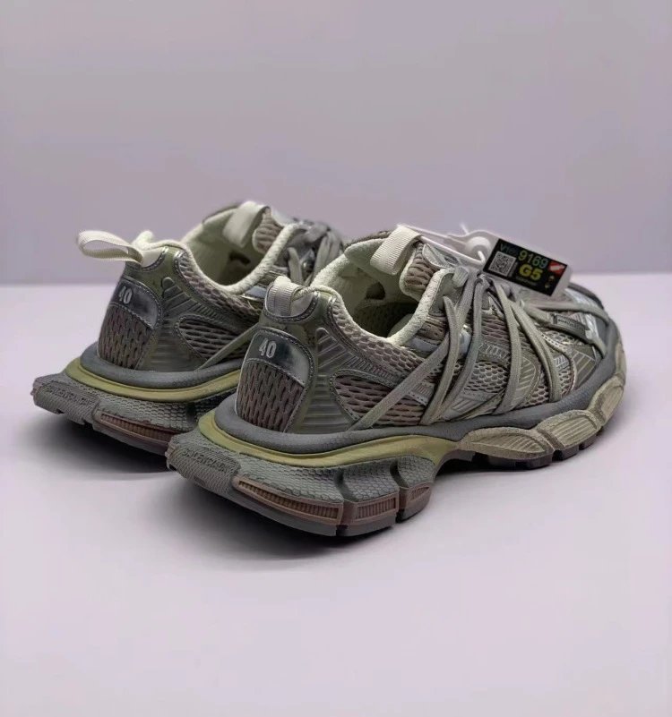 Off-White x Asics Gel-Burz 2 Black Chunky Sneakers - 9