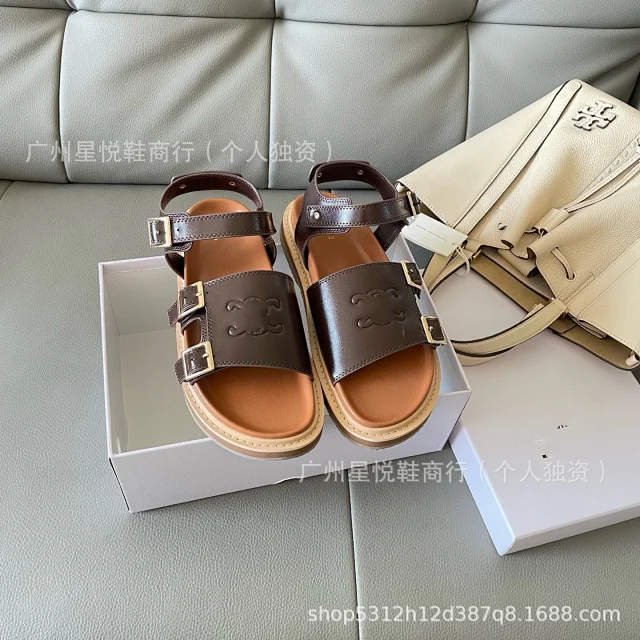 Tory Burch Sandals Double-T Logo Buckle product detail image 4