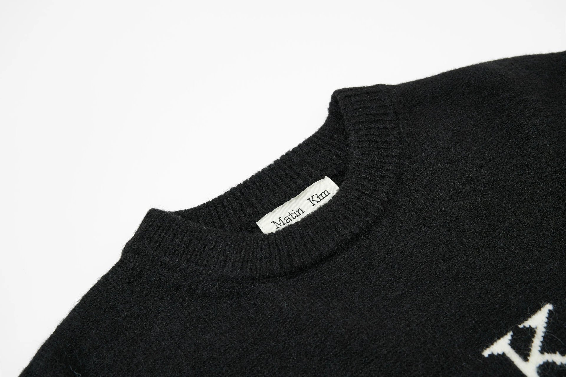 Matin Kim Logo Knit Sweater Off-White - 24