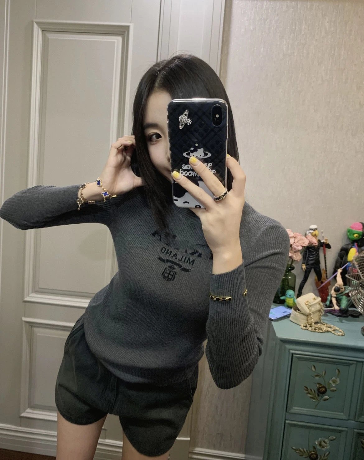 Prada Milano Logo Knit Sweater Black - 18