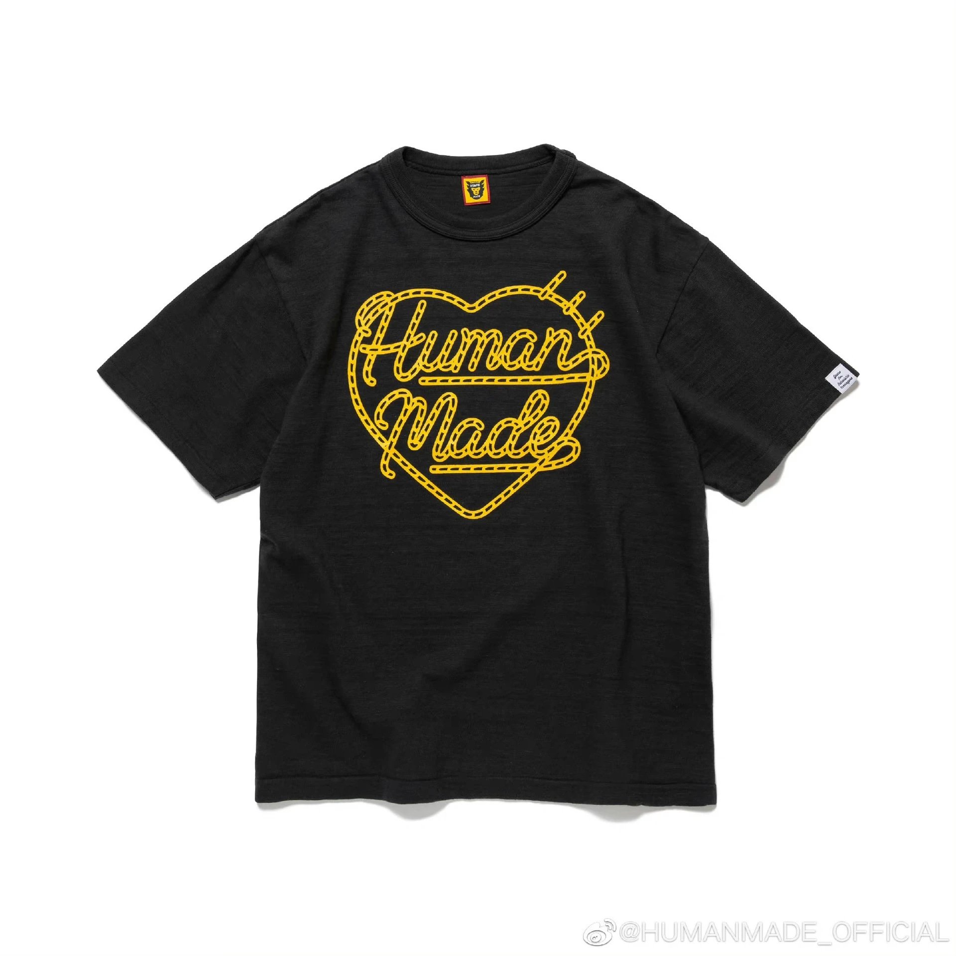 Human Made Dog Face Black T-Shirt - 8