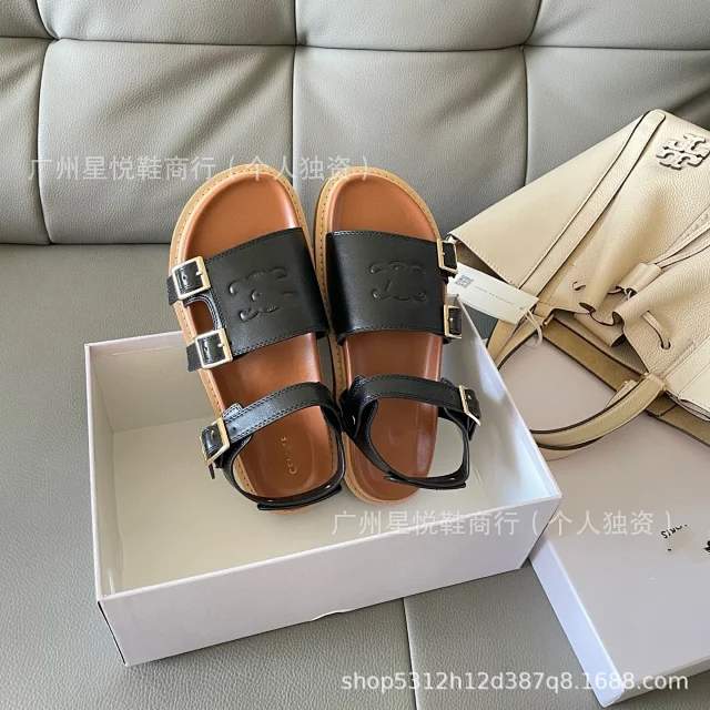 Tory Burch Sandals Double-T Logo Buckle product detail image 14