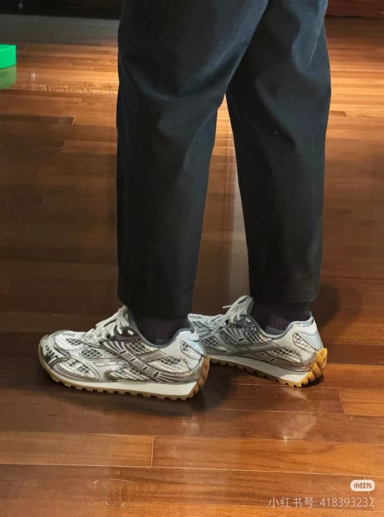 Asics Gel-Lyte III Silver Mesh Yellow Sole Sneakers - 9