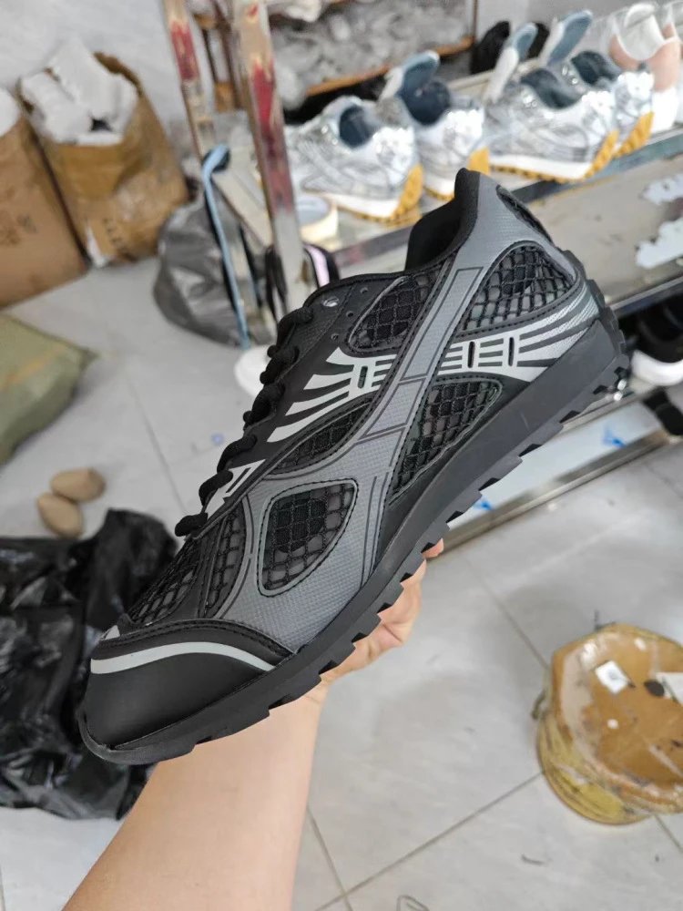 Asics Gel-Lyte III Silver Mesh Yellow Sole Sneakers - 43