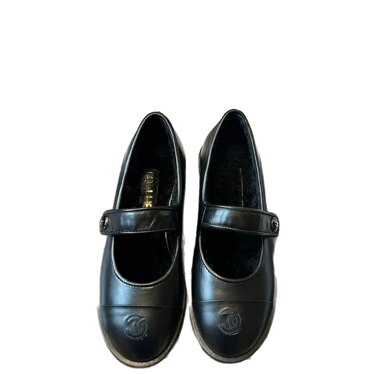 Chanel Casual Shoes Shearling-Lined Mary Jane Flats image 5