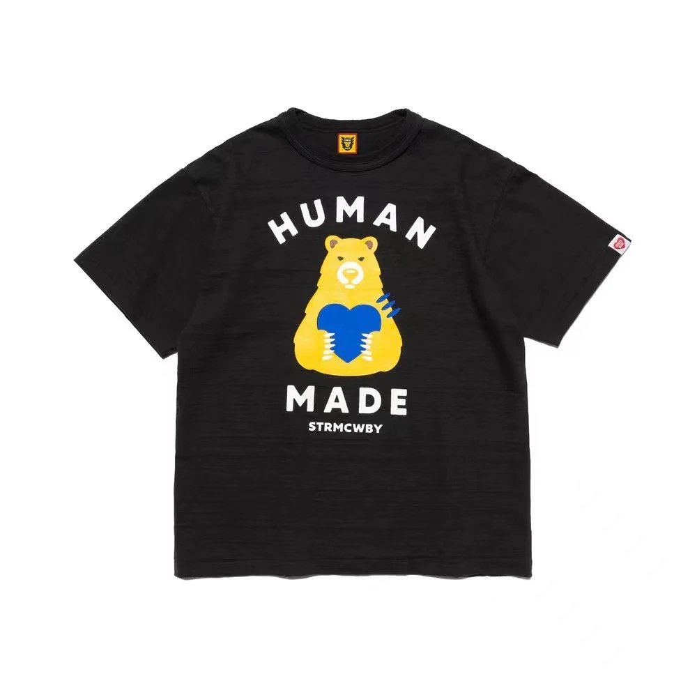 Human Made Dog Face Black T-Shirt - 12