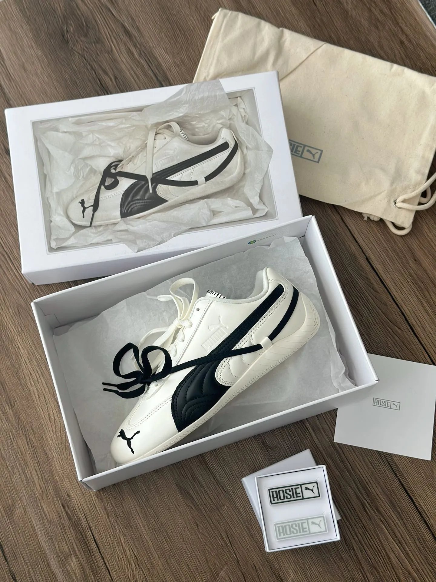 Puma Speedcat Leopard Print Black Sneakers - 9