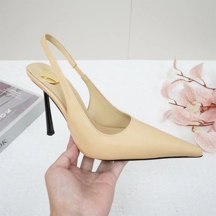 Saint Tears Slingback Stiletto Yellow Heels - 4