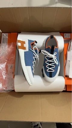 Off-White The Ten Industrial Sneakers Black/White/Orange Sneakers - 4