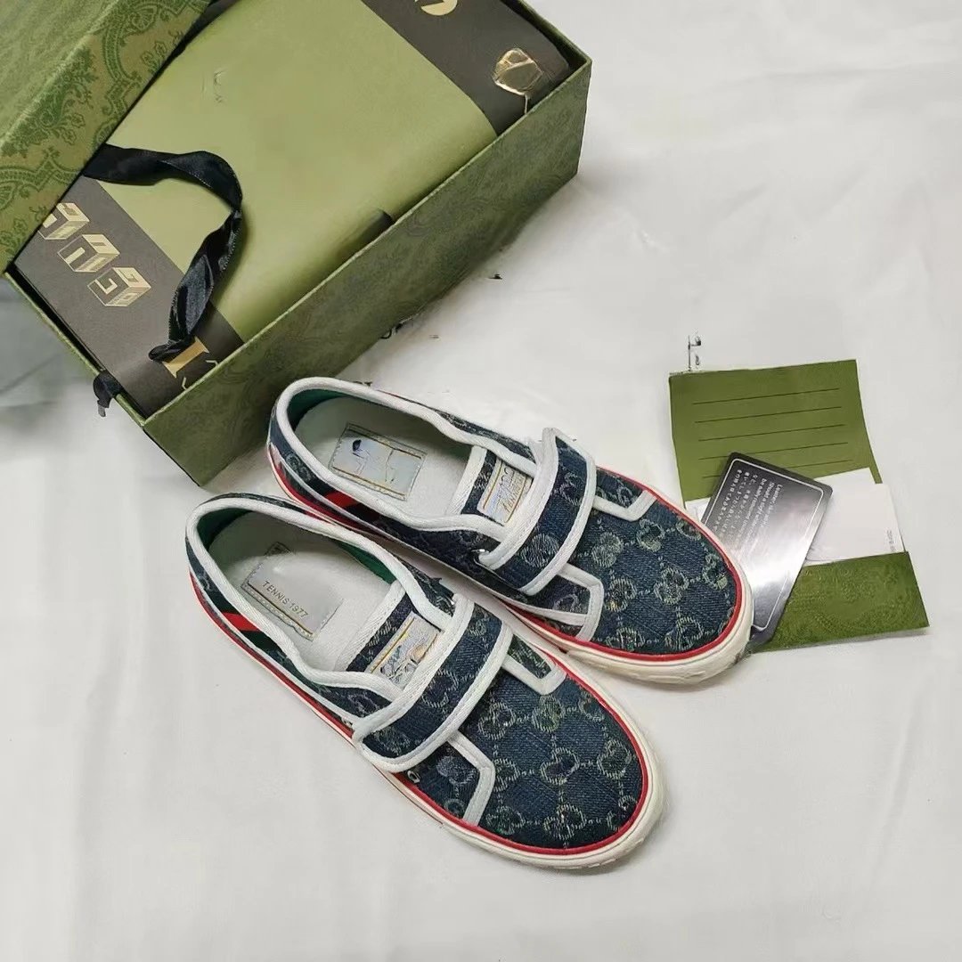 Gucci Tennis 1977 Multicolor GG Canvas Sneakers - 9