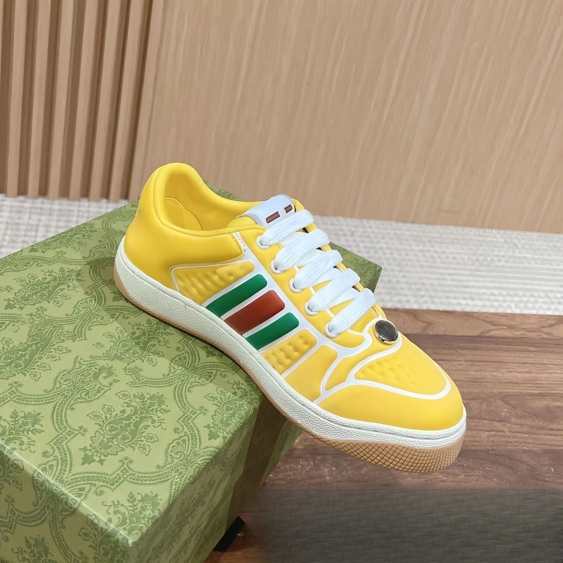 Gucci Ace Sneakers Black with Web Stripe and GG Monogram - 11