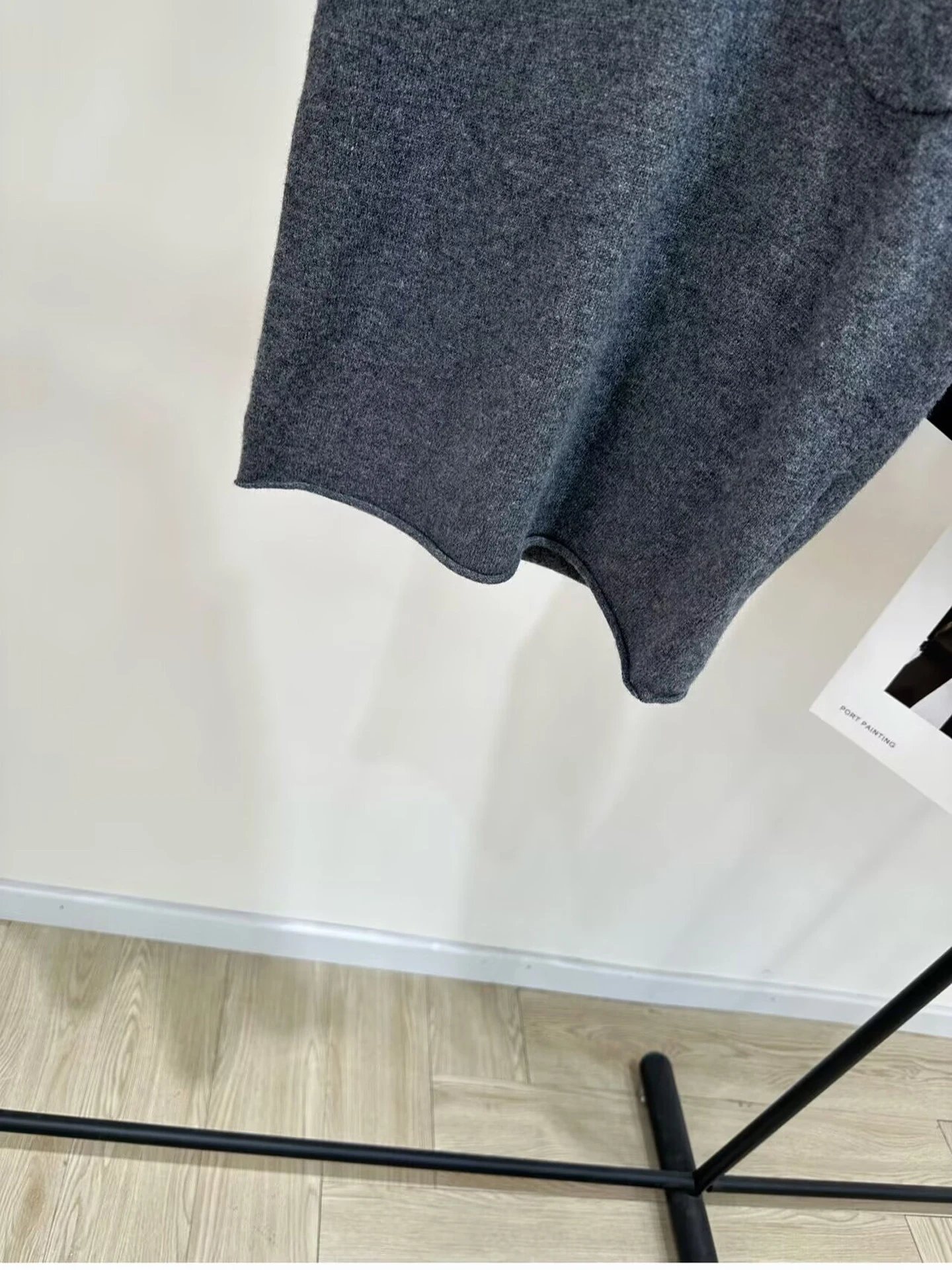 MMY Knit Polo Shirt Gray - 17