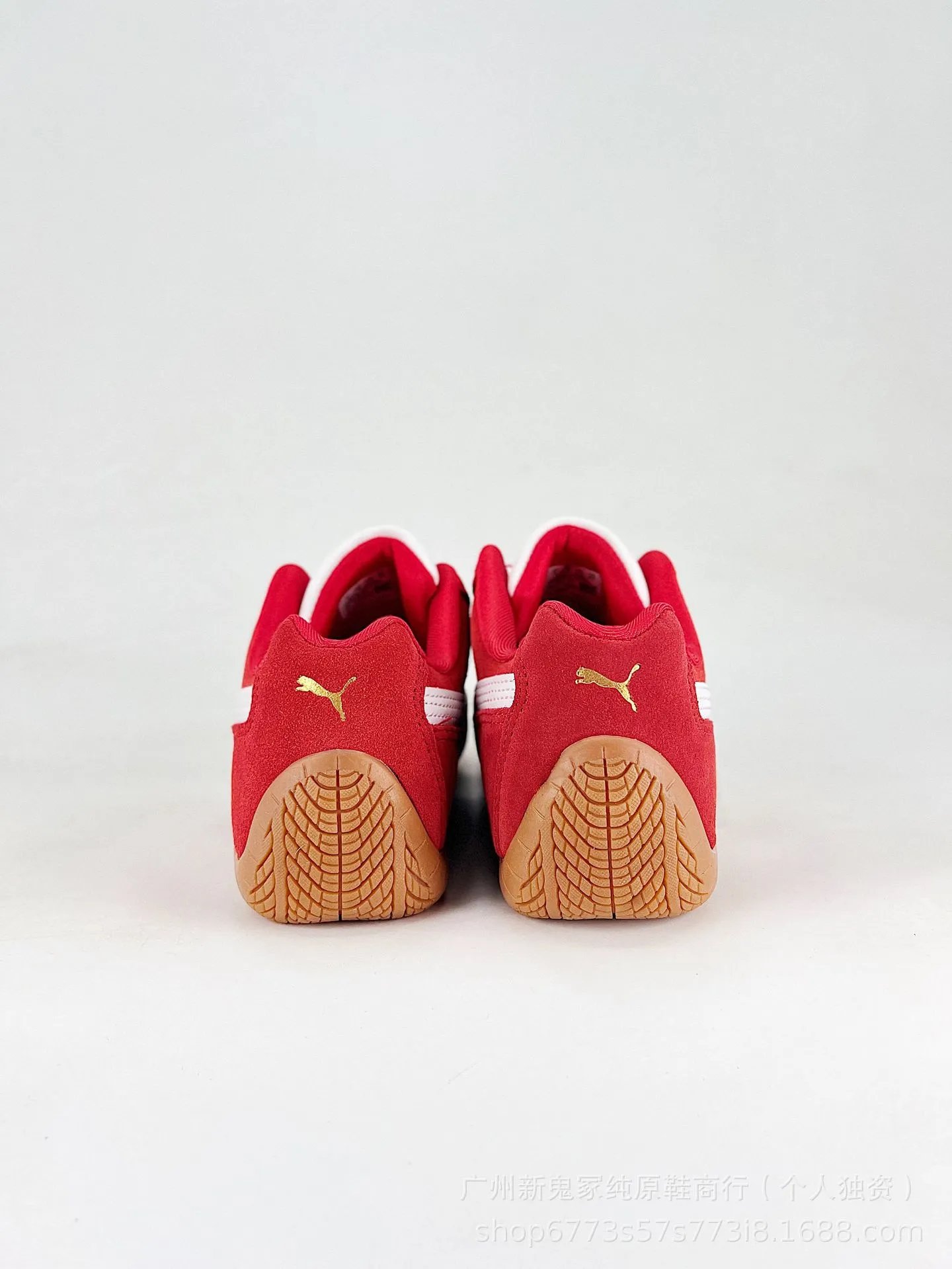 Puma Roma OG Red White Gold Sneakers - 4