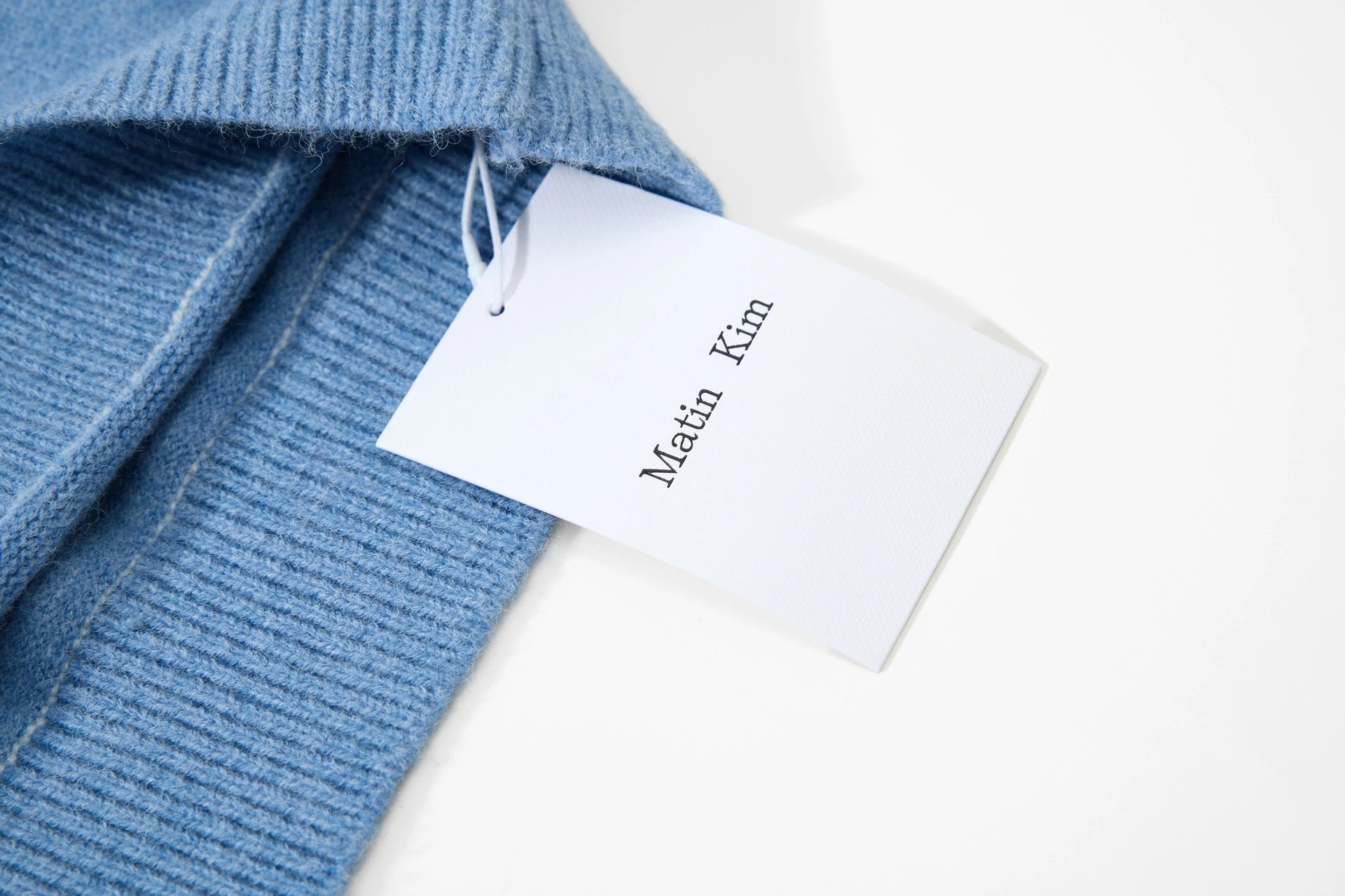 Matin Kim Logo Knit Sweater Off-White - 51