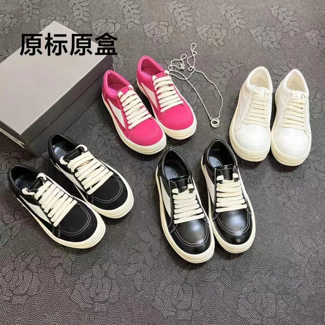 Rick Owens Sneakers Low-Top Side-Stripe with Thick Rubber Soles image 1