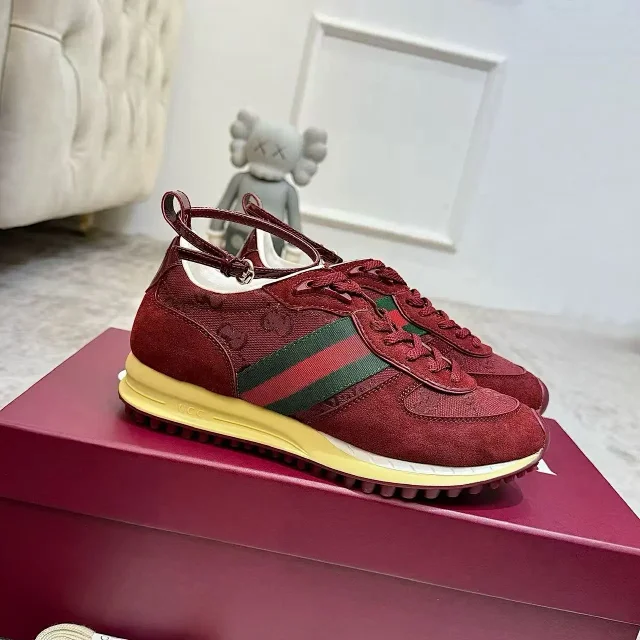 Gucci Sneakers Lace-Up High-Top with Ankle Strap product detail image 4