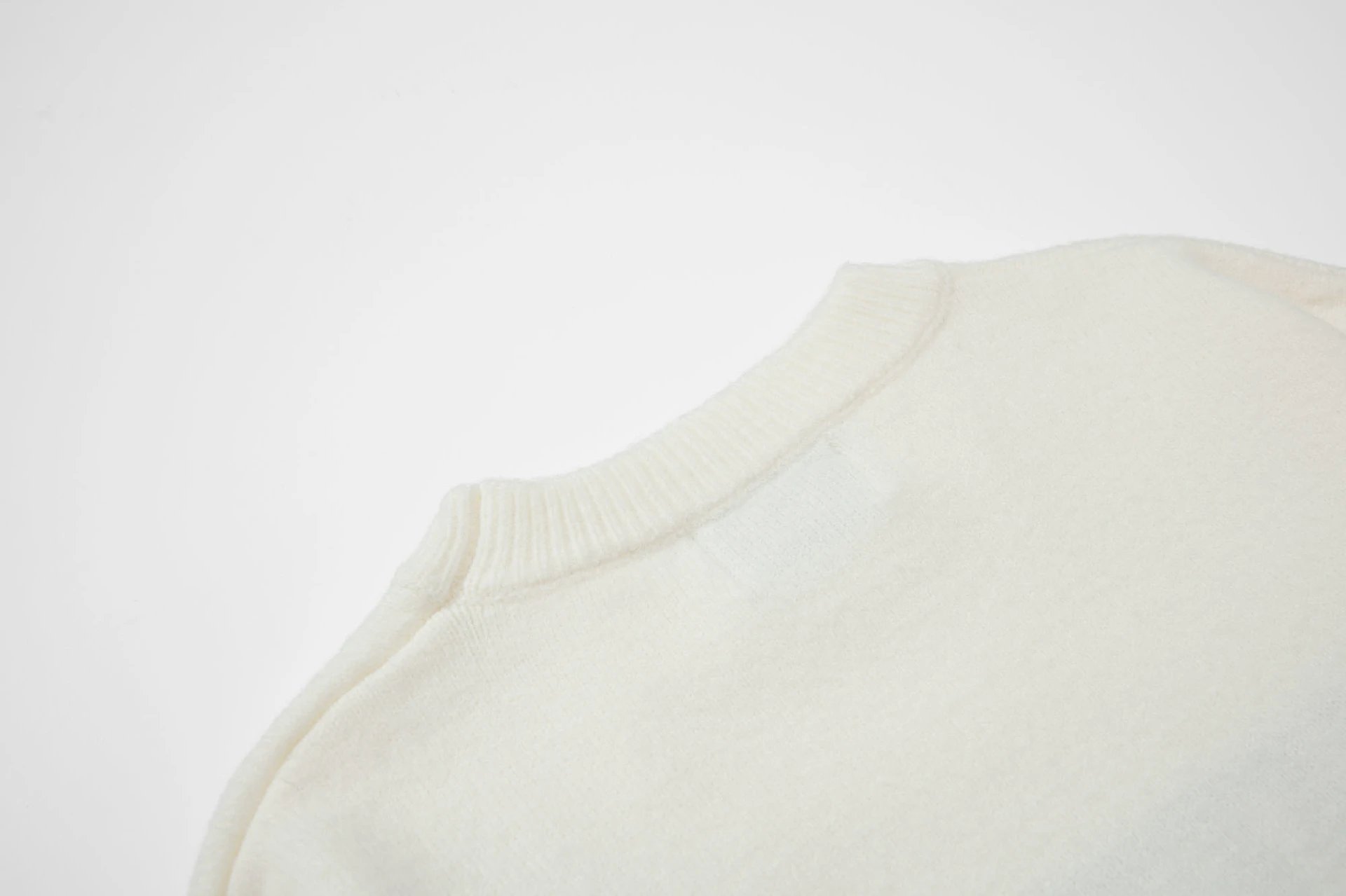 Matin Kim Logo Knit Sweater Off-White - 42