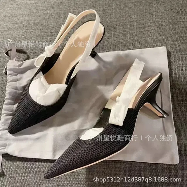 Dior High Heels J'Adior Bow Slingback Pumps product detail image 16
