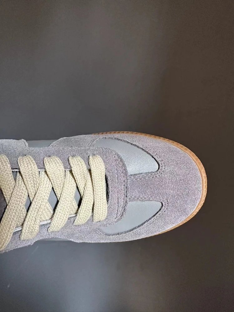 Maison Margiela Replica Sneakers Tan Suede Casual Shoes - 18